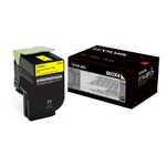 Toner Y pour LEXMARK CX510